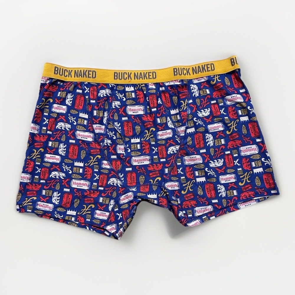 Duluth Buck Naked Boxer Briefs Mens Size 4XL  Hamms Beer New! Fast Ship! NWOT